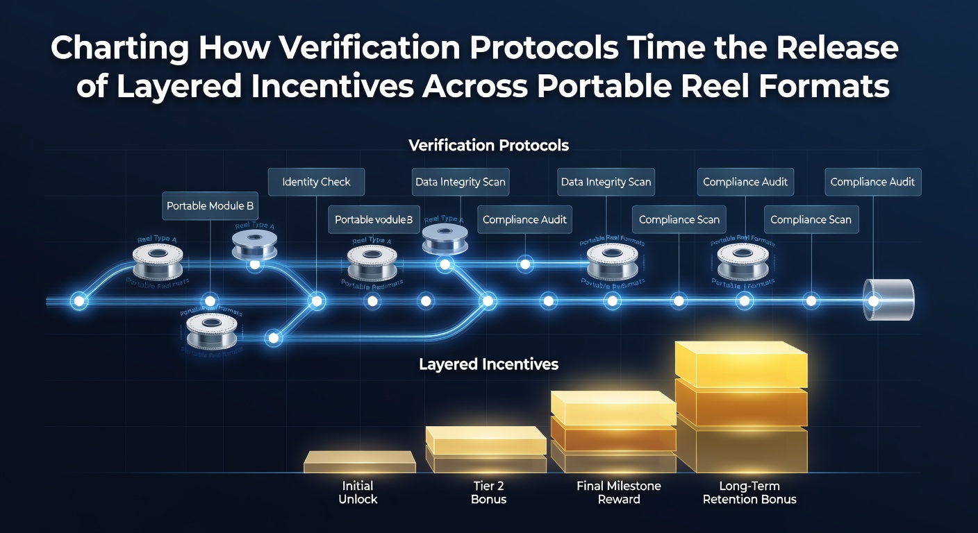 Mobile slot interface displaying verification checkpoints and layered bonus indicators on a portable reel format