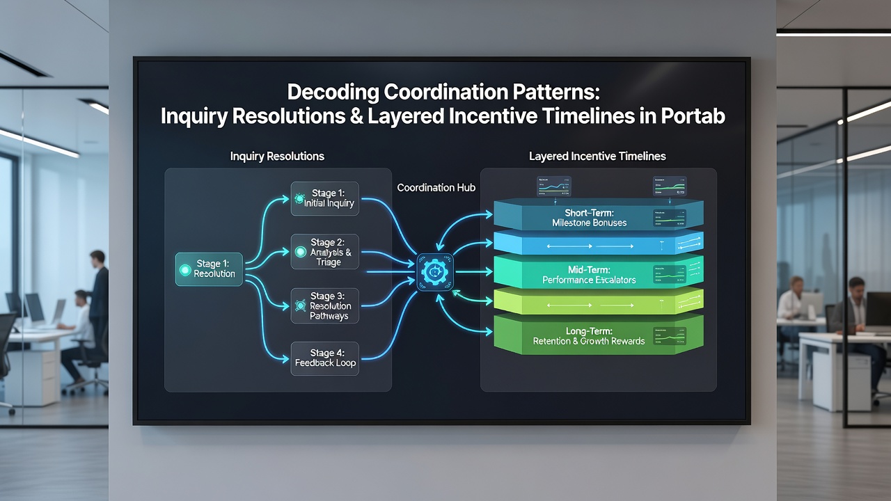 Timeline visualization showing query resolution points intersecting with multi-layered bonus release schedules on mobile reels