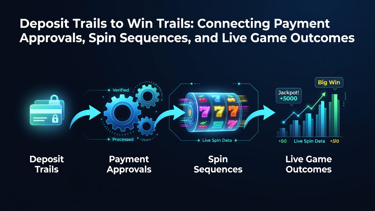 Live dealer mobile interface connected to spin sequences and payment trails