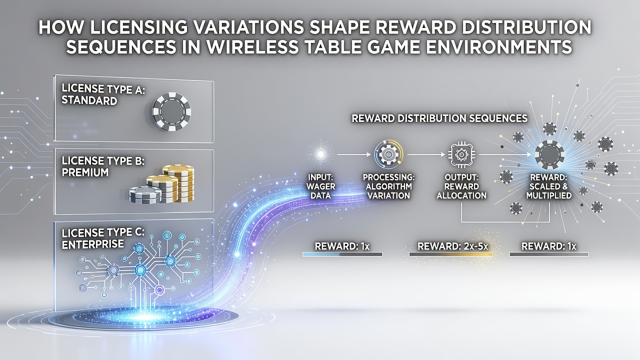 Illustration of regulatory licensing frameworks guiding reward sequences in mobile table game platforms