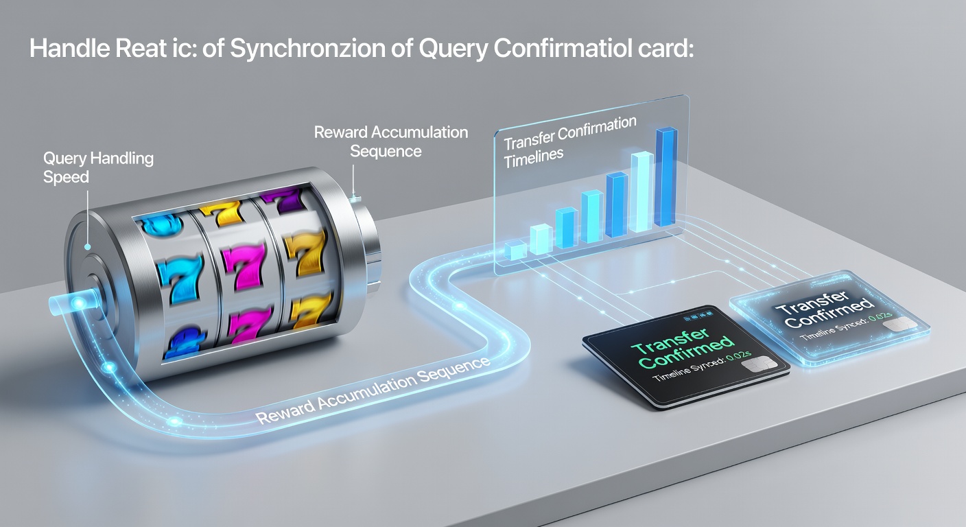 Diagram showing query handling speeds aligned with reward sequences and transfer timelines in mobile reel and card gaming platforms